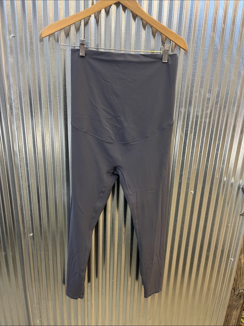 High-Waist Gray Women’s Leggings